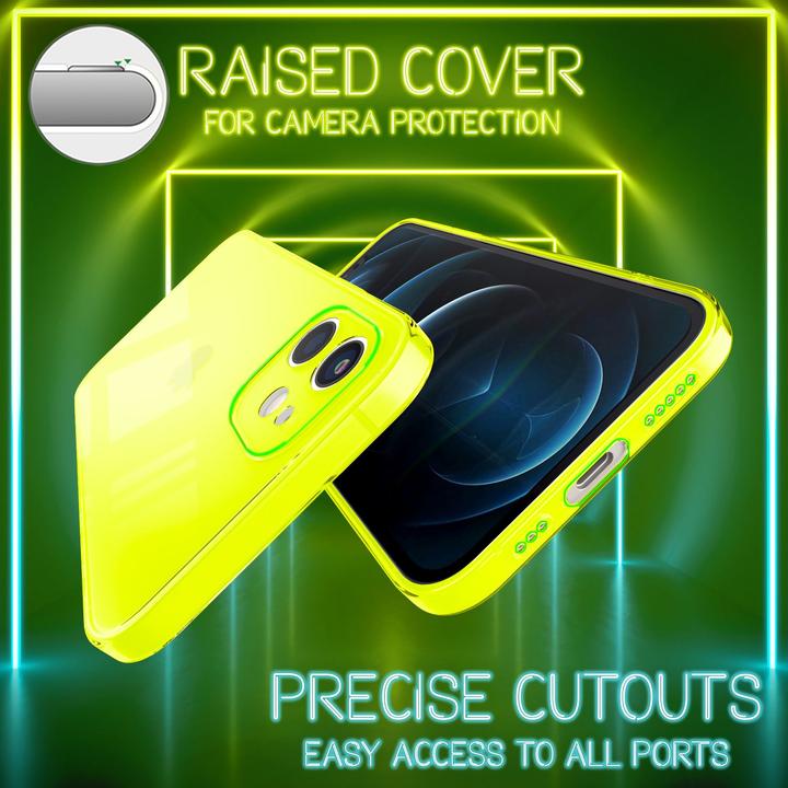 Produktbild Nalia Klare Neon Handyhülle (Apple iPhone 12)