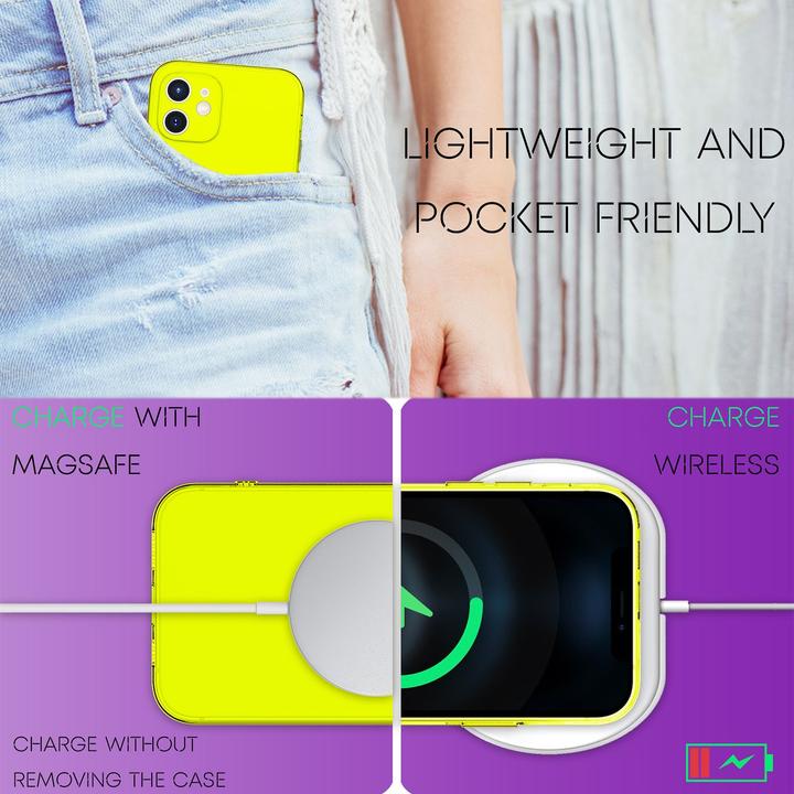 Produktbild Nalia Klare Neon Handyhülle (Apple iPhone 12)