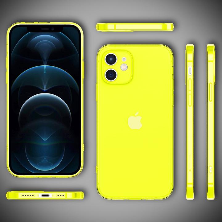 Produktbild Nalia Klare Neon Handyhülle (Apple iPhone 12)