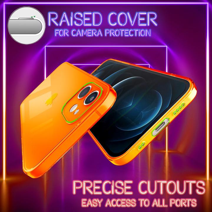 Immagine prodotto Nalia Custodia per cellulare al neon chiaro (Apple iPhone 12 mini)