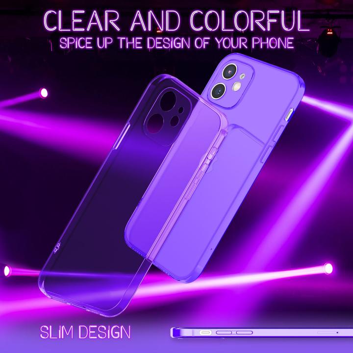 Produktbild Nalia Klare Neon Handyhülle (Apple iPhone 12)