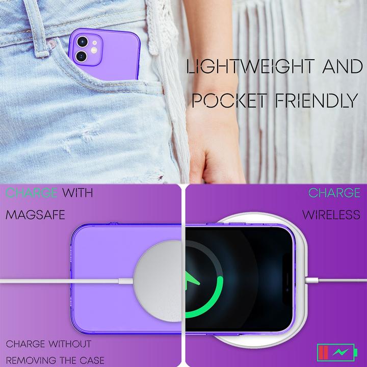 Produktbild Nalia Klare Neon Handyhülle (Apple iPhone 12)