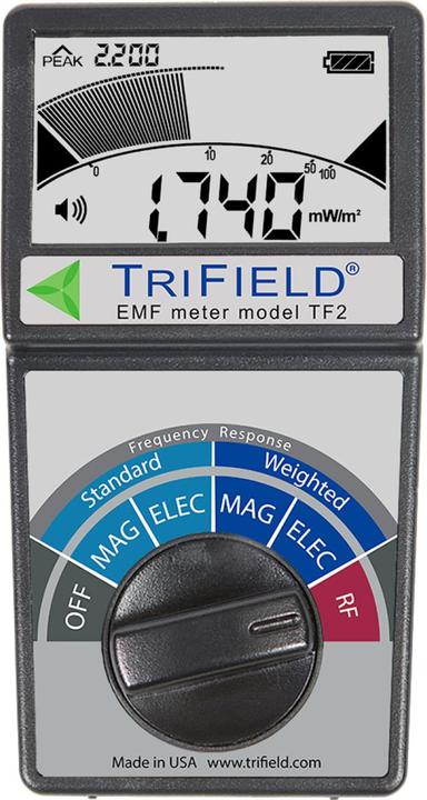 Actual product image Trifield EMF Meter TF2