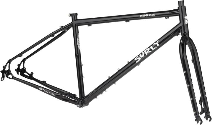 Actual product image Surly Bridge Club MTB Frameset, 26+/27.5+, trevor's closet black