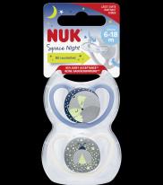 Actual product image NUK Soother Space Night (2 x, 6 - 18 M.)