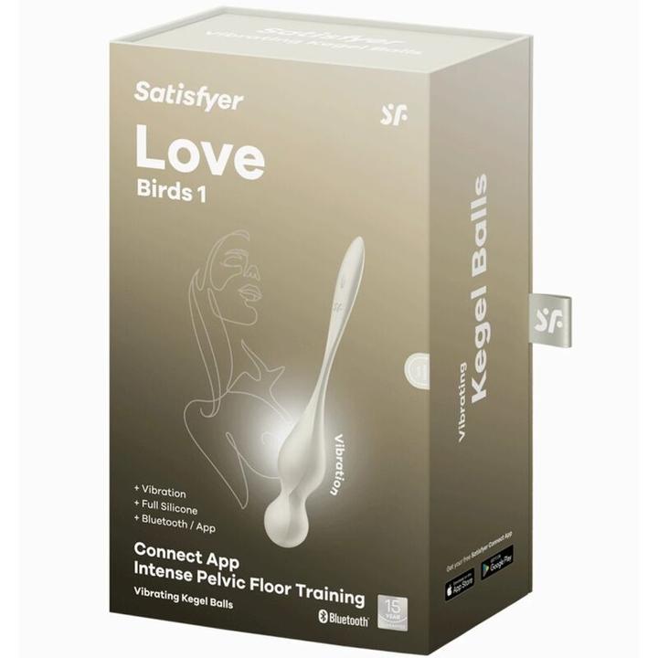 Produktbild Satisfyer - Love Birds Vibrierende Kegel-Kugeln Weiss