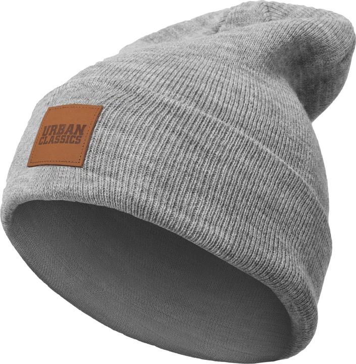 Actual product image Urban Classics Leatherpatch Long Beanie (One size)