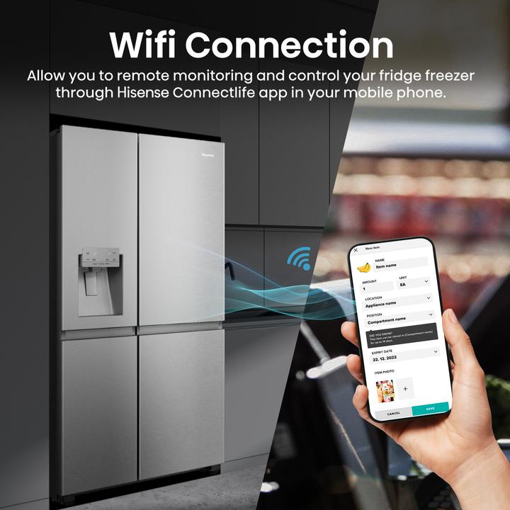 Actual product image Hisense RS818N4TIC (632 l)