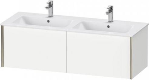 Actual product image Duravit XViu 4029 Vanity unit wall-mounted, 2 pull-outs, for double wash basin ME by Starck 233613 (128 x 48 x 40 cm)