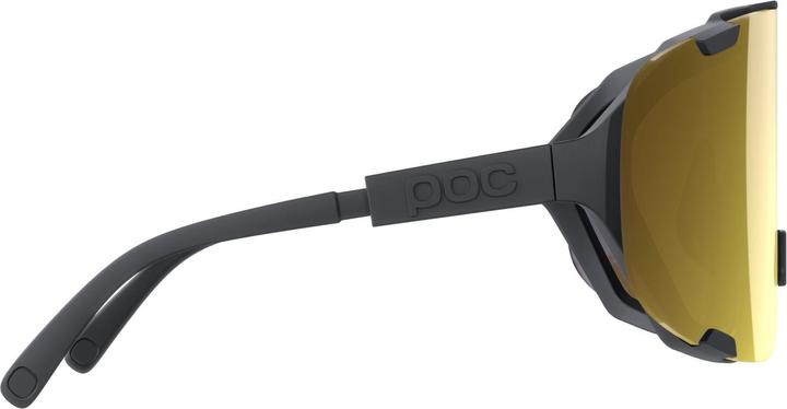 Produktbild Poc Devour Sportbrille Modell 2024 (Uranium Black, Clarity Road, Partly Sunny Gold, Gold)