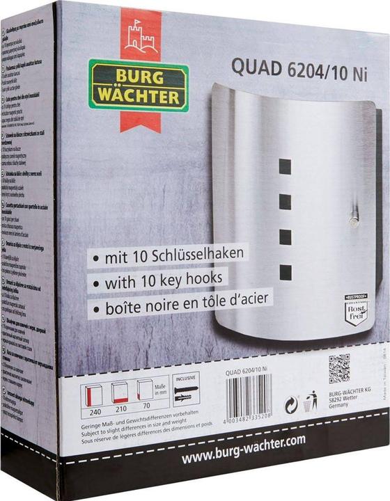 Actual product image Burg Wächter Key box