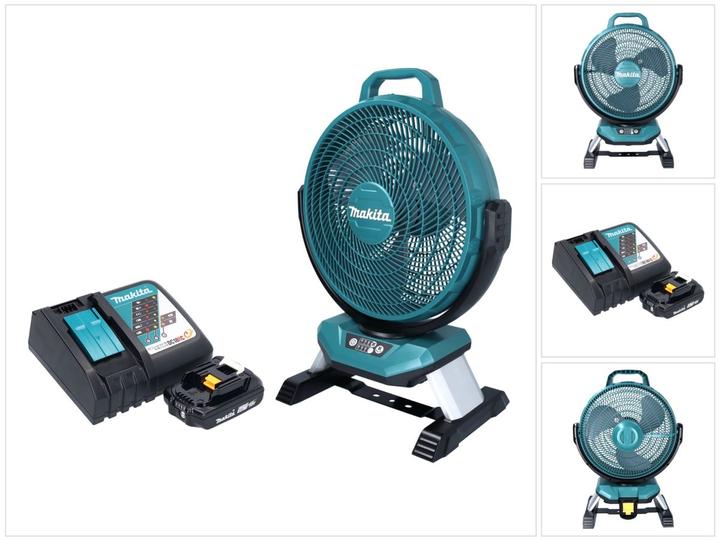 Produktbild Makita DCF 301 RA1 Akku Ventilator Lüfter 18 V 33 cm + 1x Akku 2,0 Ah + Ladegerät