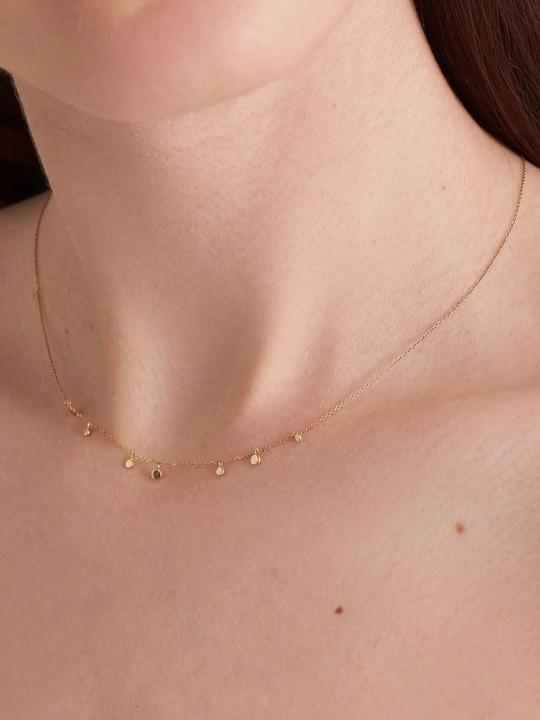 Produktbild Ania Haie 14Kt Gold Mixed Disc Halskette (585er Gelbgold, 38 cm)