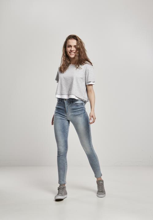 Image du produit Urban Classics Tee-shirt complet à double épaisseur pour femmes (M)
