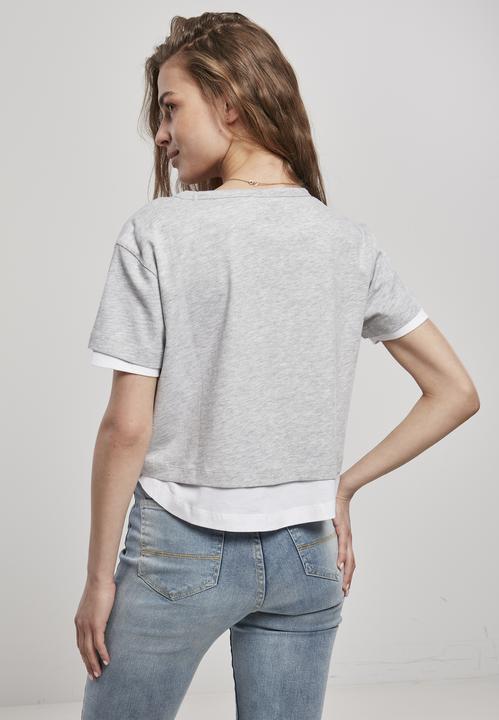 Image du produit Urban Classics Tee-shirt complet à double épaisseur pour femmes (M)