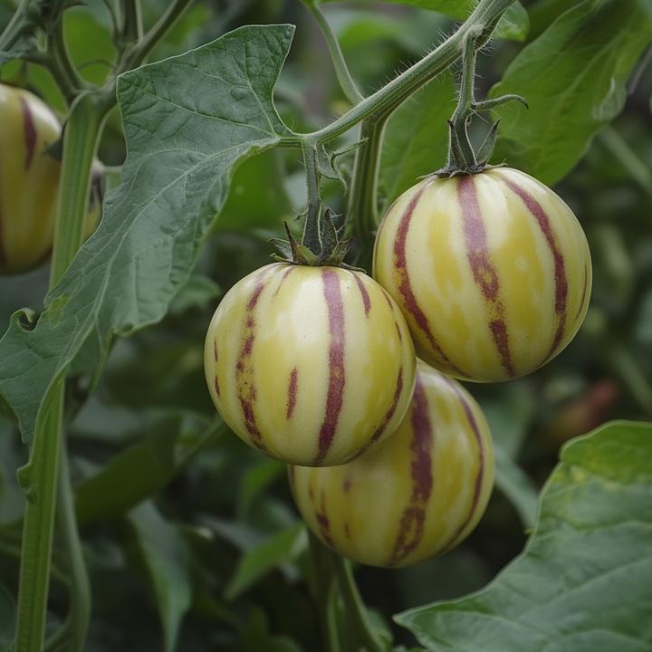 Produktbild Plant in a Box Solanum Muricatum 'Pepino gold' - 3er Set Melonenbirne (40 cm)