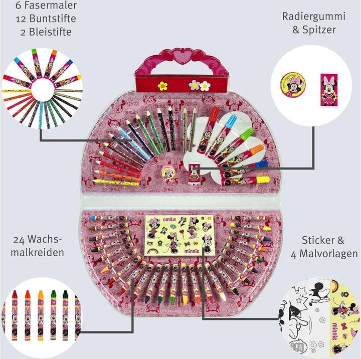 Image du produit Undercover Kit de coloriage Minnie Mouse Disney 51 pièces, âge recommandé