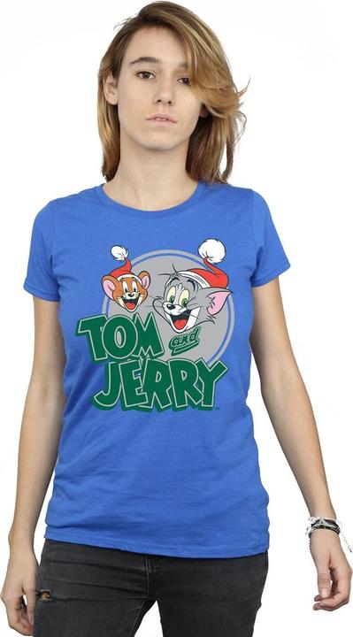 Immagine prodotto Tom & Jerry Christmas Greetings Maglietta Donna (M)