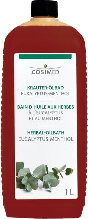 Produktbild cosiMed Kräuter-Ölbad Eukalyptus-Menthol 1 Liter (1000 ml)