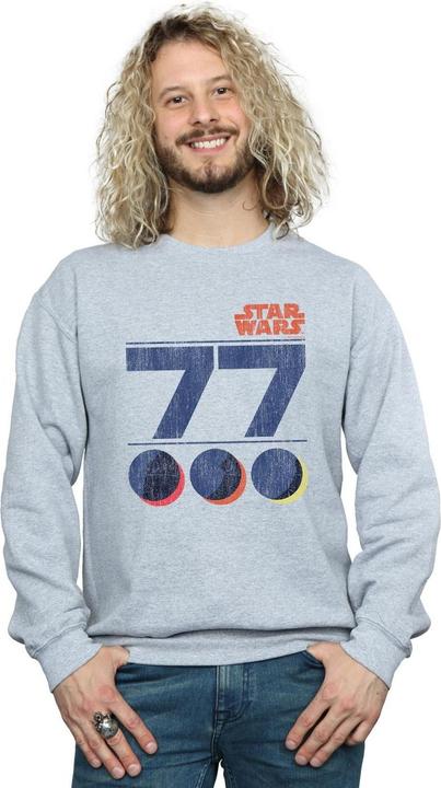 Immagine prodotto Star Wars Retro 77 Death Star Felpa Uomo (XL)