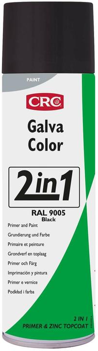 Immagine prodotto CRC Lacca protettiva GalvaColor 2in1, 9005 Deep Black 500 ml (500 ml, Nero profondo (RAL 9005))