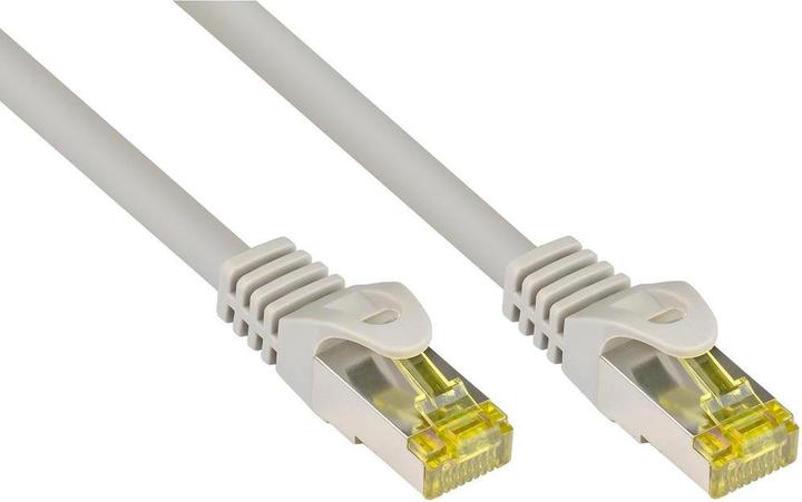 Image du produit Good Connections Câble patch RJ45 avec câble brut Cat.7 et protection de nez de verrouillage (RNS®), S/FTP, PiMF (S/FTP, CAT7, 40 m)