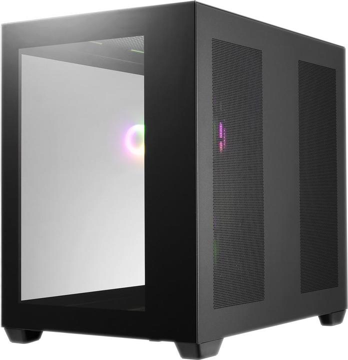 Actual product image Fortron FSP/ CMT380A/Midi Tower/Transpar./??ern?? (ATX, mATX, Mini-ITX)