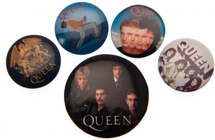 Immagine prodotto Queen Set di distintivi classici in confezione da 5