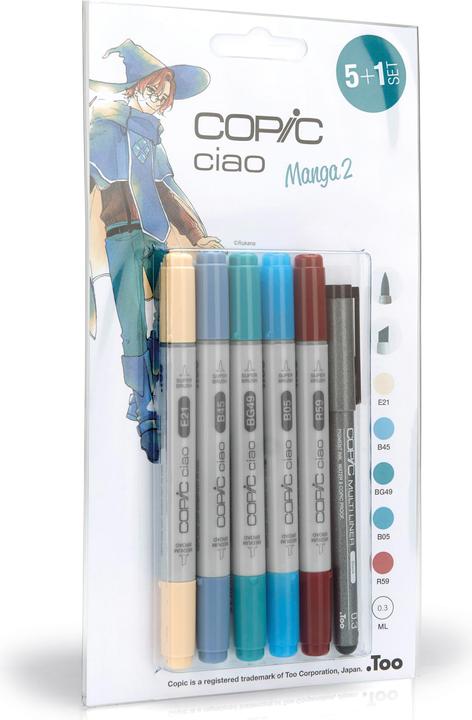 Immagine prodotto Copic Ciao Manga 2 (Multicolore, 3 mm, 6 x)