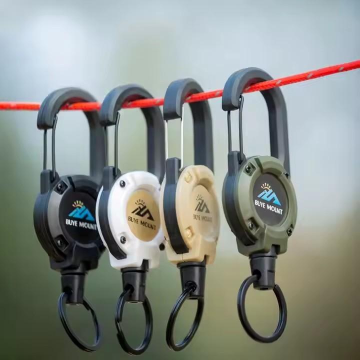 Actual product image Swissdetector 4 multifunctional anti-theft retractable safety buckles