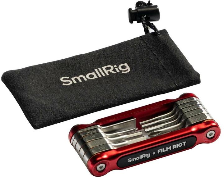 Image du produit SmallRig x FILM RIOT 10 in 1 Detent Folding Multi Tool Kit (Red) 4813