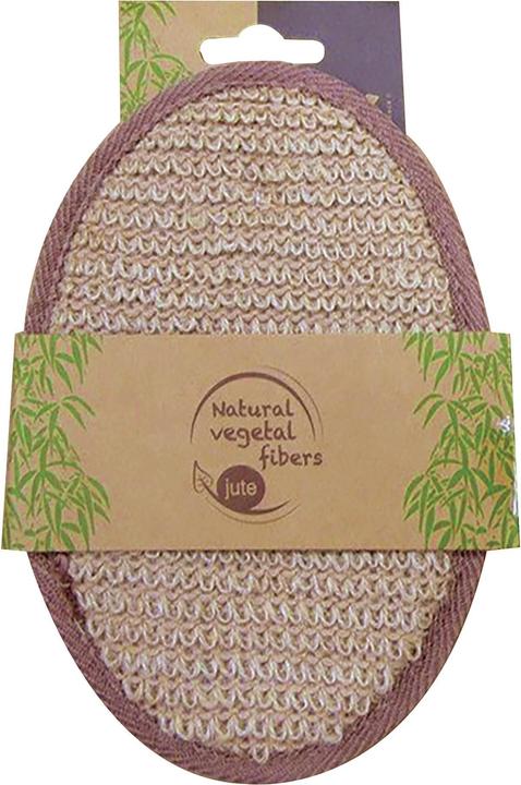 Produktbild MSV Peelingschwamm aus Jute 19.5 x 13 cm, Braun