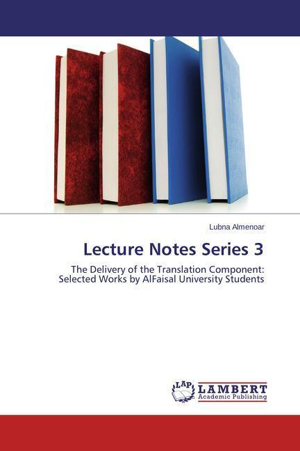 Image du produit Lecture Notes Series 3 (Allemand, Lubna Almenoar, 2015)