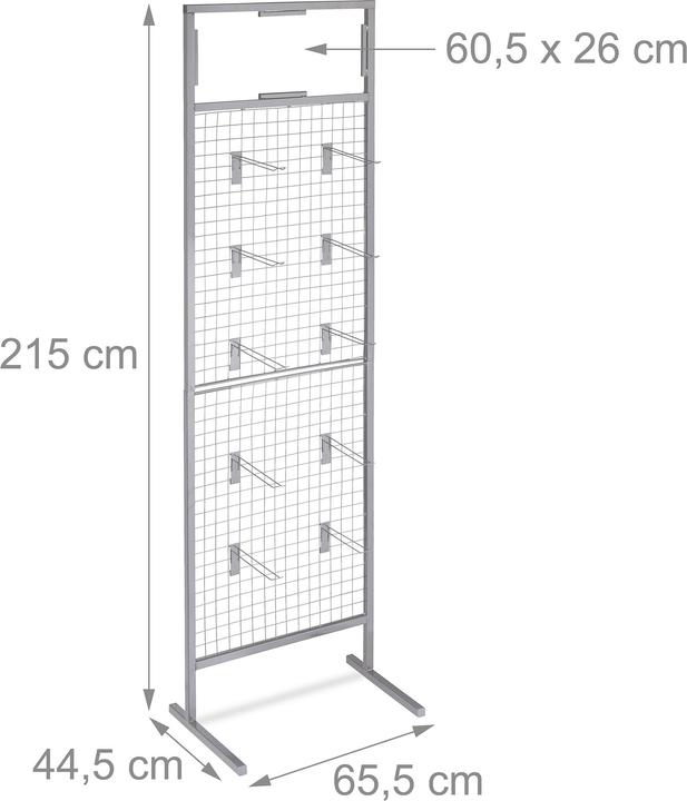 Actual product image Relaxdays Perforated metal stand