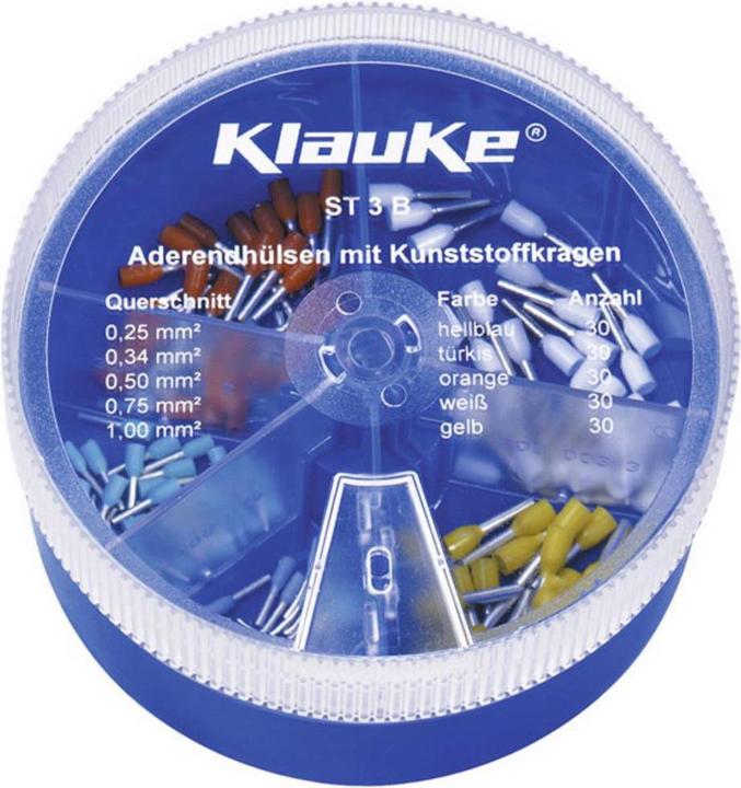 Klauke Aderendhülsen Sortiment 0.25 1 mm²