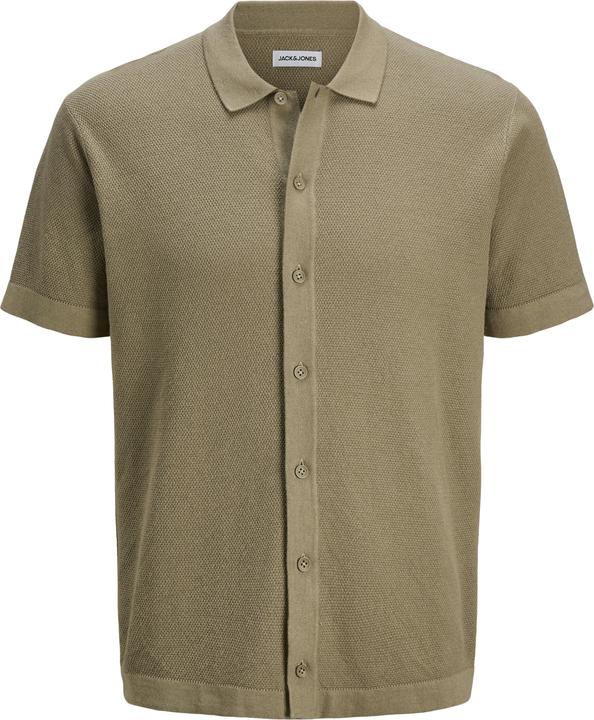 Jack & Jones Jjeemil Knit Structure Shirt Ss Sn