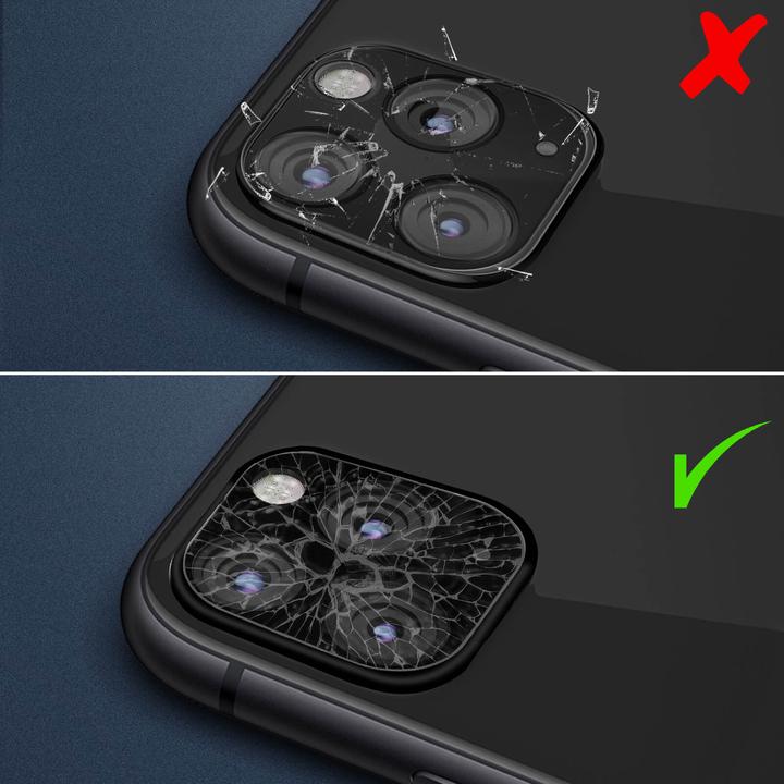 Produktbild Avizar Apple iPhone 11 Pro / Pro Max Rückkamera Schutzfolie aus 9H Glas, Ölabweisend (1 Stück, Apple iPhone 11 Pro Max)