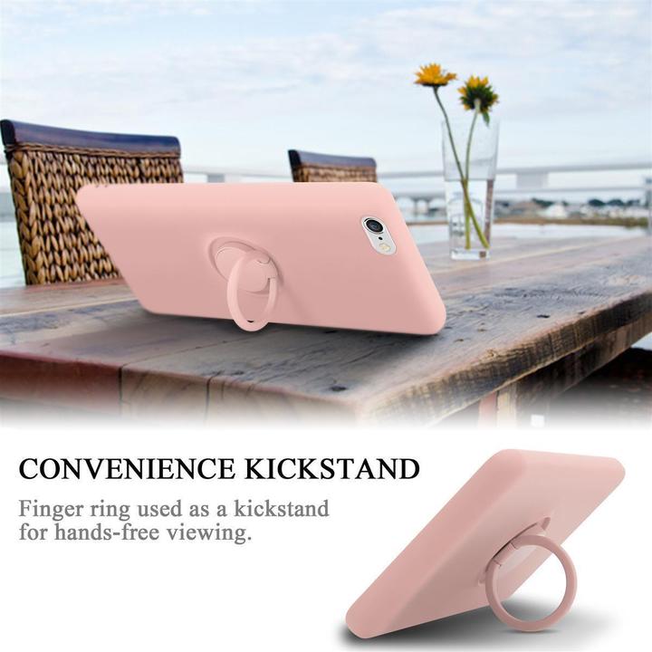 Actual product image Cadorabo TPU Liquid Ring Silicone Case Cover (Apple iPhone 6 Plus)