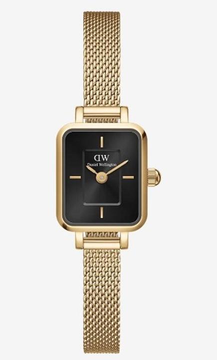 Produktbild Daniel Wellington Quadro Mini Evergold Onyx Gold (Analoguhr, 15.50 mm)