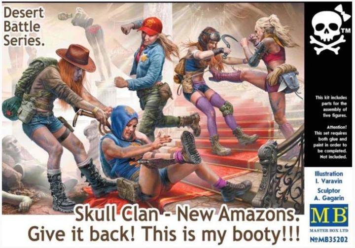 Produktbild Master Box Desert Battle Series. Skull Clan-New Amazons