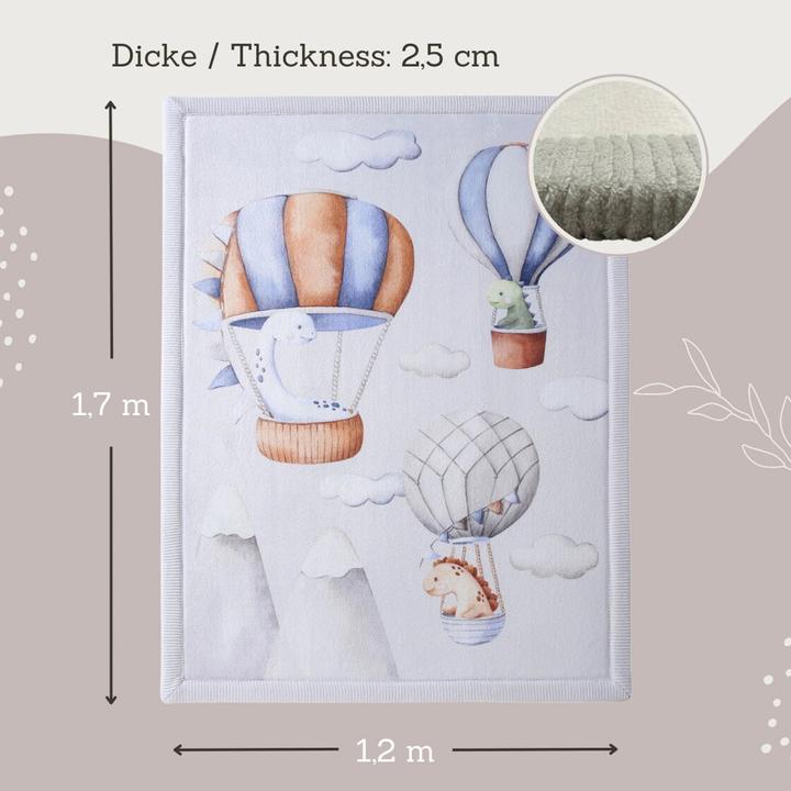 Image du produit Hakuna Matte Samtmatte, Wolke Spielmatte (160 x 120 cm)