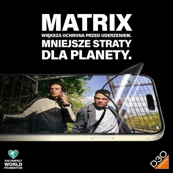 Produktbild PanzerGlass MATRIX Screen Protector with D3O Ultra-Wide Fit (1 Stück, Apple iPhone 15 Plus)