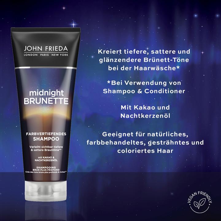 Actual product image John Frieda Midnight Brunette (250 ml, Liquid shampoo)