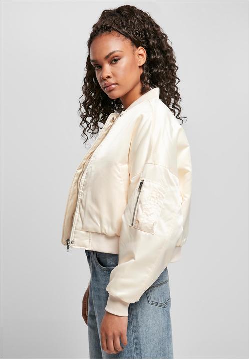 Produktbild Urban Classics Ladies Short Oversized Satin Bomber Jacket (M)