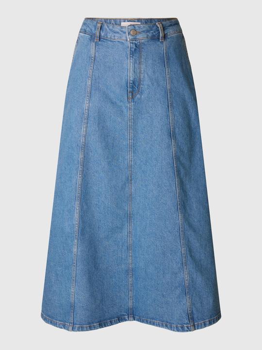 Selected Femme Midi Jeansrock