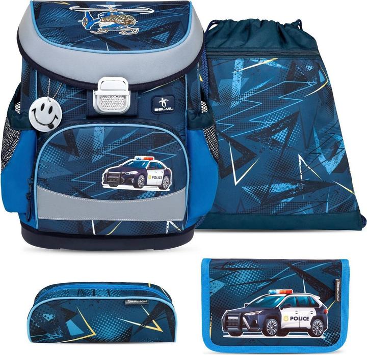 Produktbild Belmil MINI FIT Schulrucksack-Set Police (17 l)