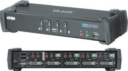 Produktbild Aten CS1764A, 4 Port KVM Switch, 2x USB, DVI
