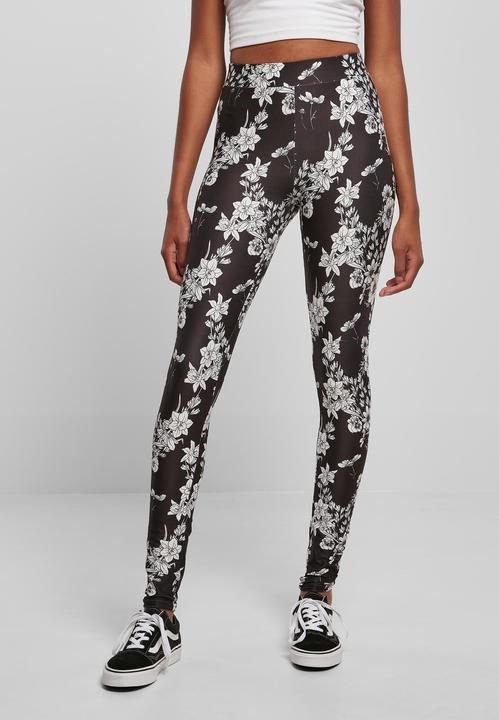 Actual product image Urban Classics Ladies Soft AOP Leggings (S)