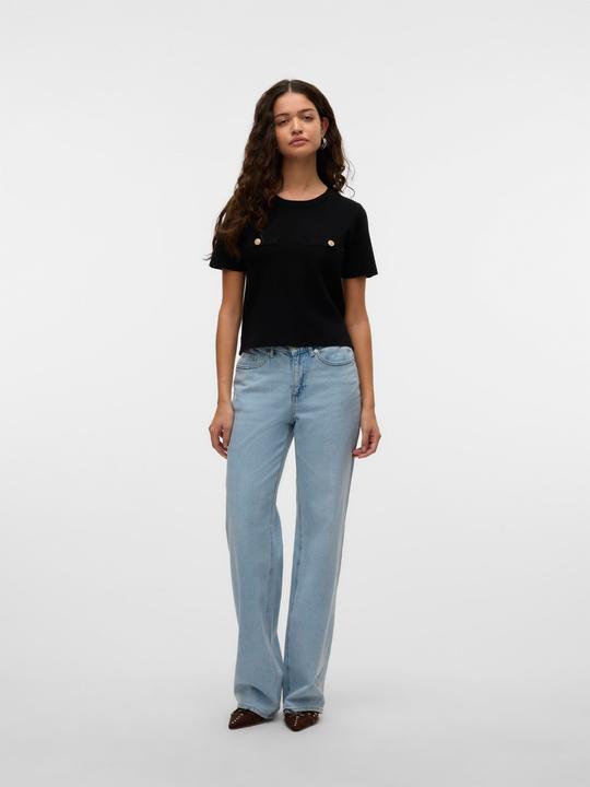 Produktbild Vero Moda VMMELISA Mid Rise Weiter Beinschnitt Jeans Weit geschnitten (W27/L32)