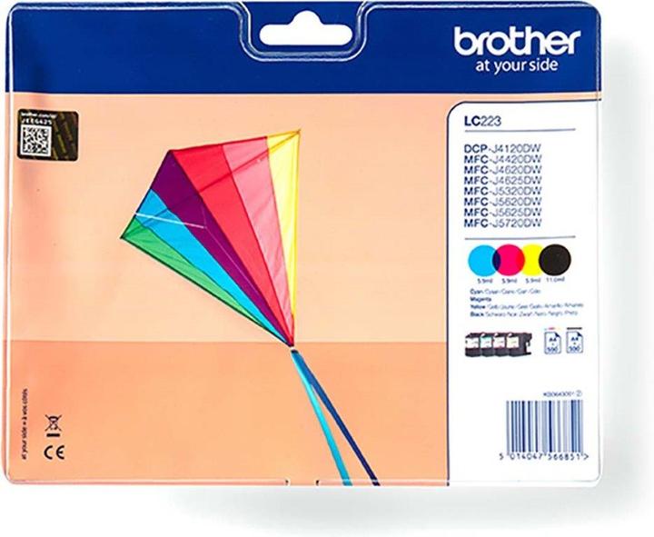 Actual product image Brother LC-223 Value Pack (M, Y, FC, C)